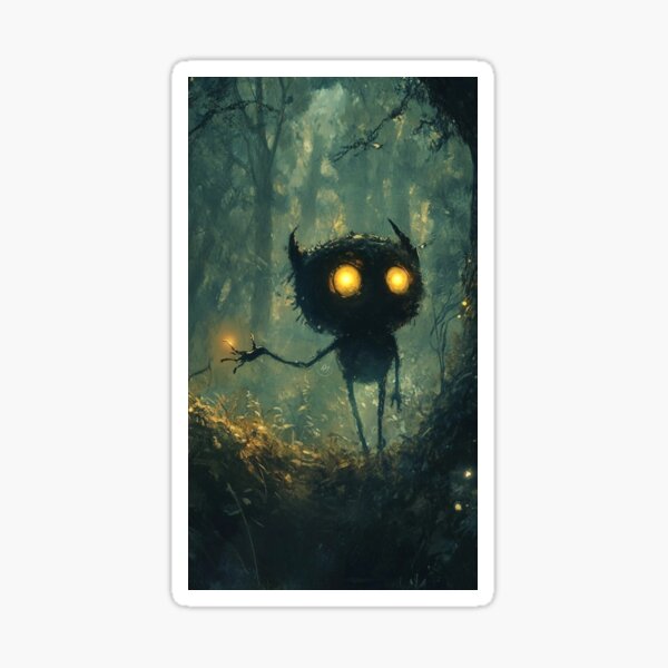 Item preview, Creepy Scary Night Dwelling Creature Horror Creature Art designed and sold by DreamSculptress.