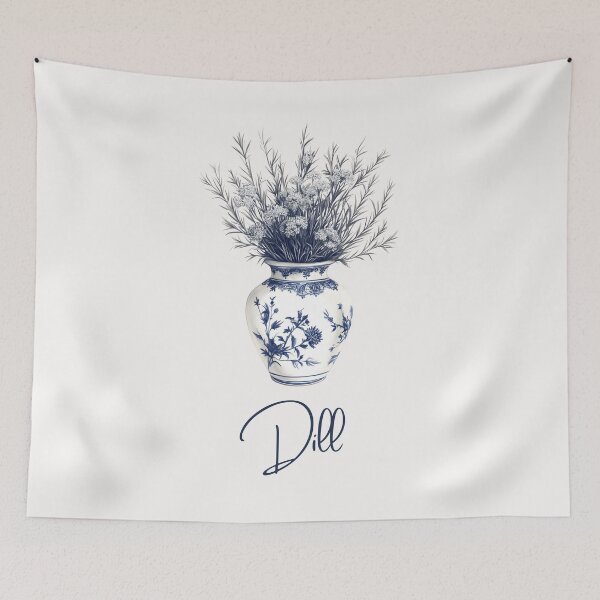 Item preview, Dill on a vase designed and sold by Sketch-Shack.