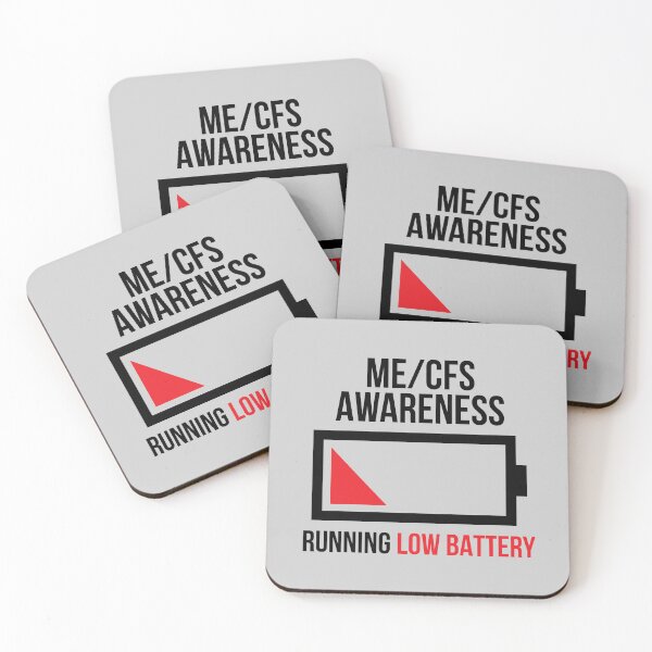 Item preview, ME/CFS AWARENESS - RUNNING LOW BATTERY - Black designed and sold by Darling DeDe.