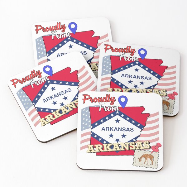Item preview, Proudly from Arkansas - USA state design designed and sold by PHRASEandSTYLE.