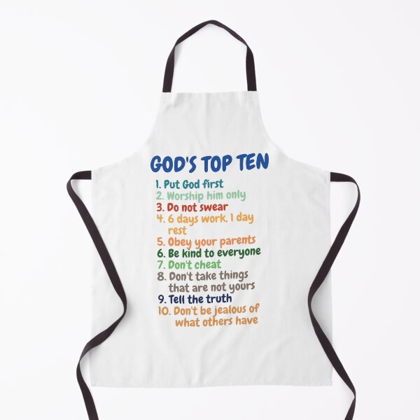 Item preview, Ten Commandments for Kids God's Top Ten designed and sold by MimsTees.