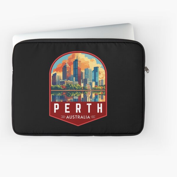 Item preview, Perth in Western Australia Retro Art Travel Emblem designed and sold by MaateoDesign.