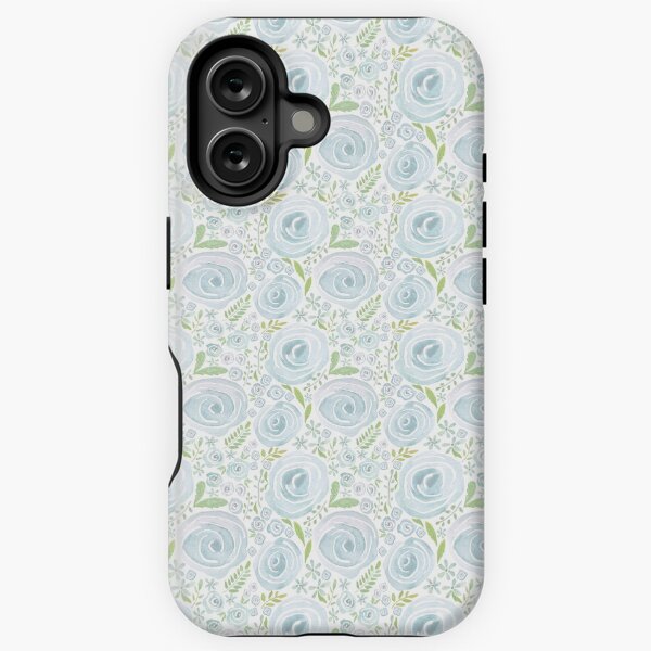 Vista previa del artículo con la obra «Rosas - azul claro», diseñado y vendido por WendyVon.