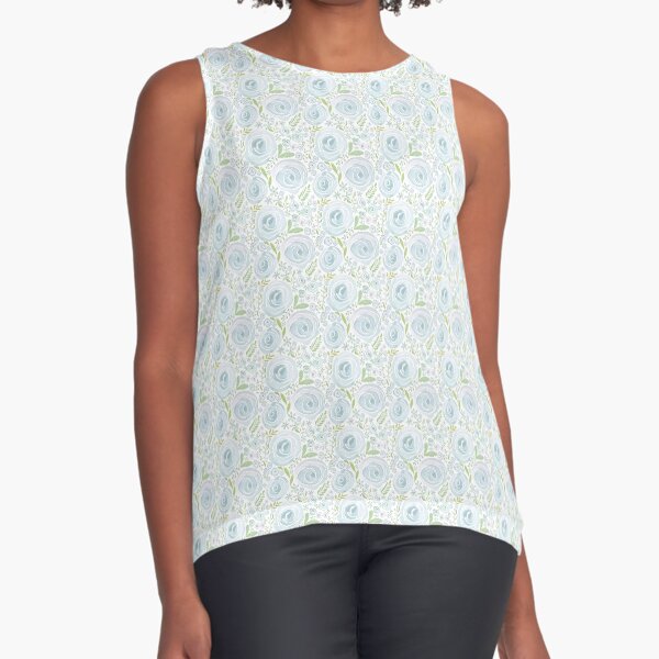 Aperçu de l'œuvre Roses - bleu clair créée et vendue par WendyVon.