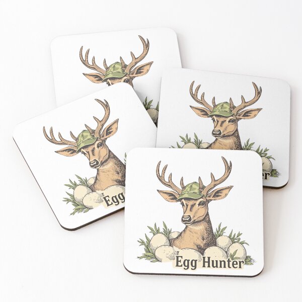 Item preview, Egg Hunter Deer Buck Hunting Easter designed and sold by ArtFromBeyond.