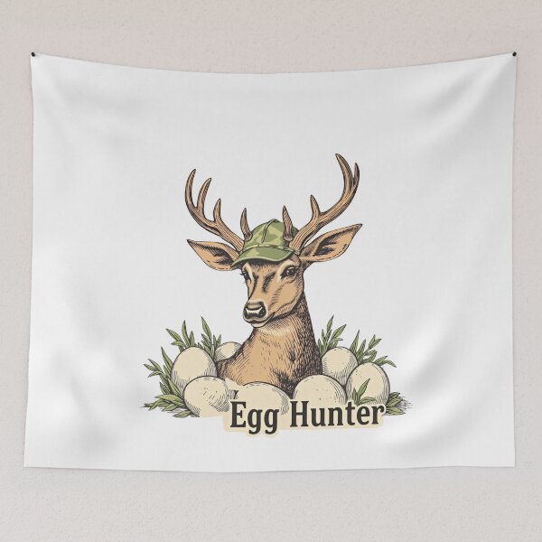 Item preview, Egg Hunter Deer Buck Hunting Easter designed and sold by ArtFromBeyond.