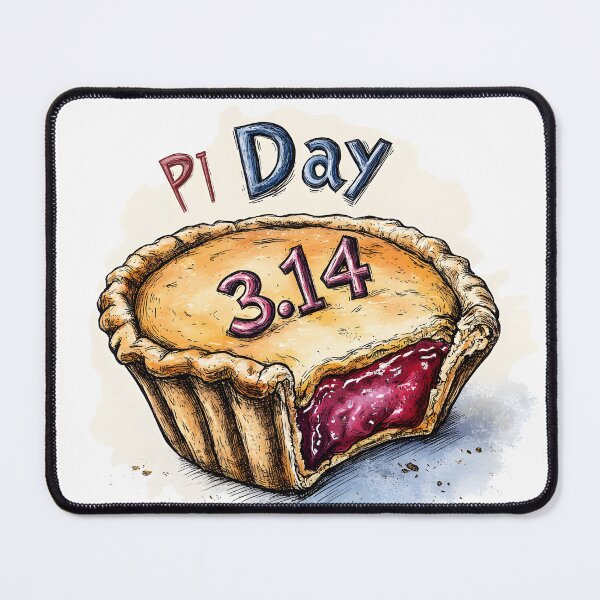Item preview, Math Meets Dessert: Pi Day Celebration – A Fun Handwritten Tribute to 3.14 for Math and Pie Lovers! designed and sold by FUNqoosh.