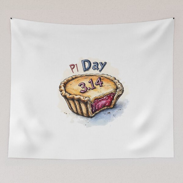 Item preview, Math Meets Dessert: Pi Day Celebration – A Fun Handwritten Tribute to 3.14 for Math and Pie Lovers! designed and sold by FUNqoosh.