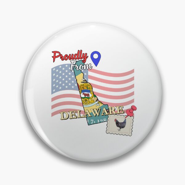 Item preview, Proudly from Delaware - USA state design designed and sold by PHRASEandSTYLE.