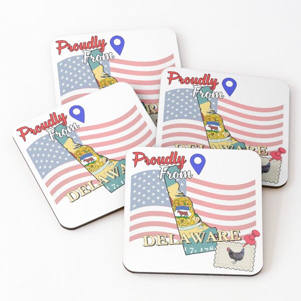 Item preview, Proudly from Delaware - USA state design designed and sold by PHRASEandSTYLE.