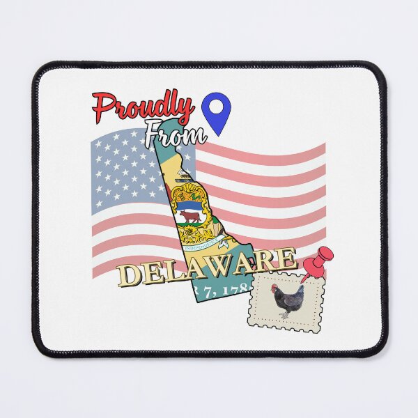 Item preview, Proudly from Delaware - USA state design designed and sold by PHRASEandSTYLE.