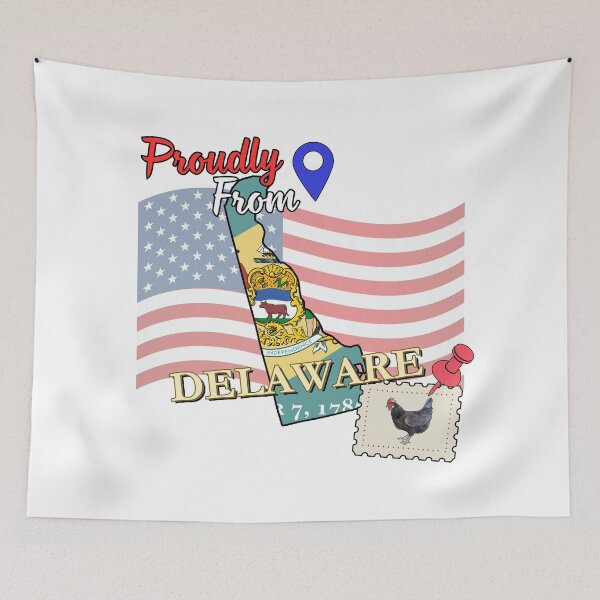 Item preview, Proudly from Delaware - USA state design designed and sold by PHRASEandSTYLE.