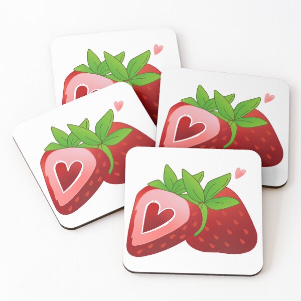 Item preview, Heart-shaped strawberries designed and sold by cinnamonplay.
