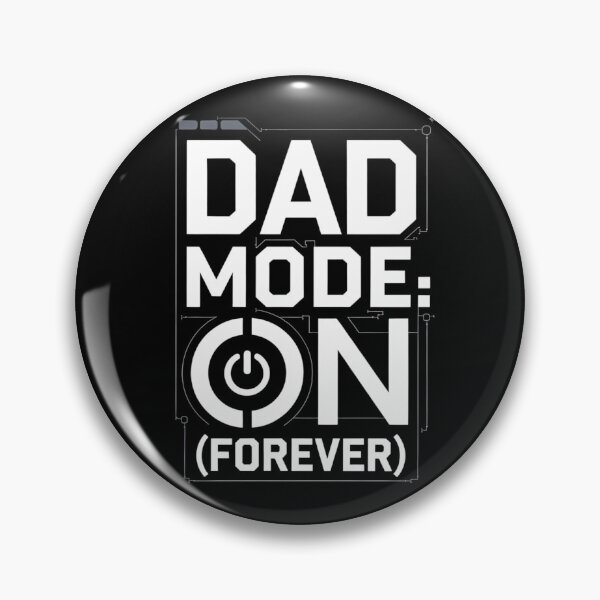 Item preview, Dad Mode Always On – Geeky Father Design designed and sold by TeeGrit.