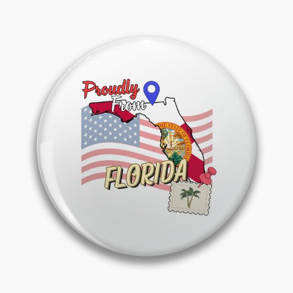 Item preview, Proudly from Florida - USA state design designed and sold by PHRASEandSTYLE.