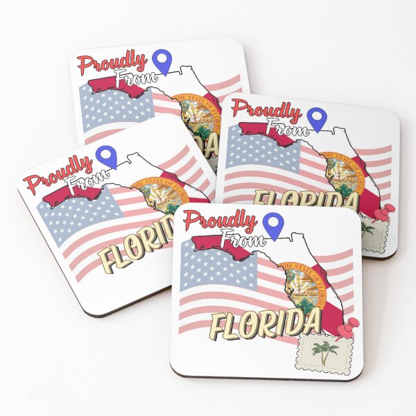 Item preview, Proudly from Florida - USA state design designed and sold by PHRASEandSTYLE.