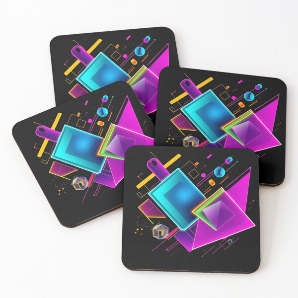 Item preview, Neon Tech Vibes, Futuristic Geometry, Digital Innovation designed and sold by CottonWonders.