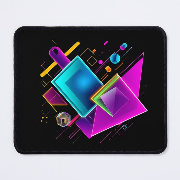 Item preview, Neon Tech Vibes, Futuristic Geometry, Digital Innovation designed and sold by CottonWonders.