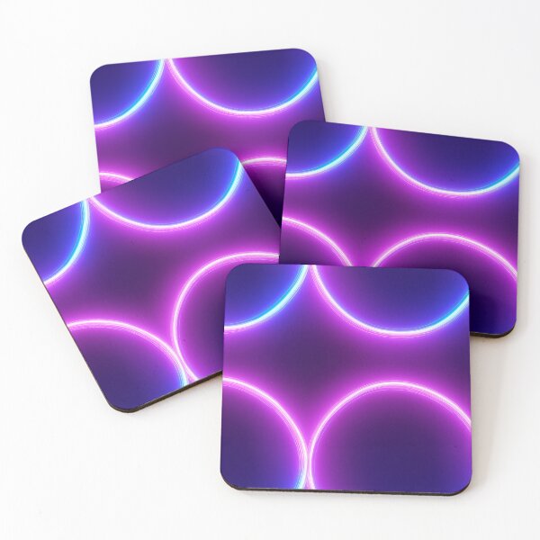 Item preview, Neon Circular Rings with Glow Effect designed and sold by patternicco.