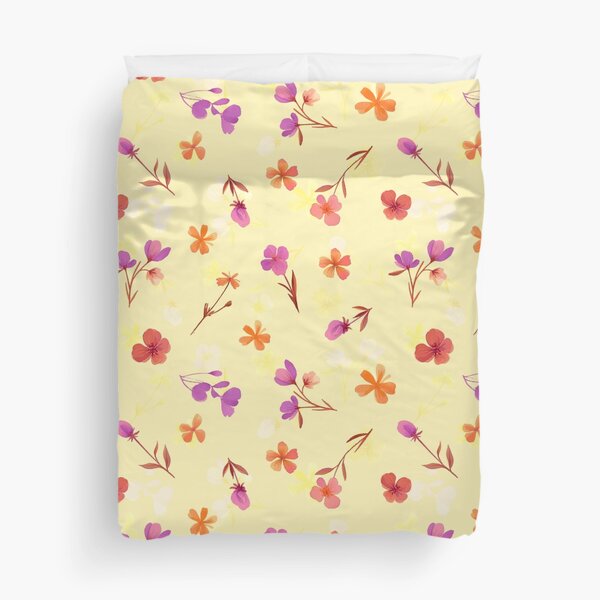 Item preview, Watercolor Wildflowers Pattern – Warm Autumn Floral Aesthetic designed and sold by Nouveaupattern.