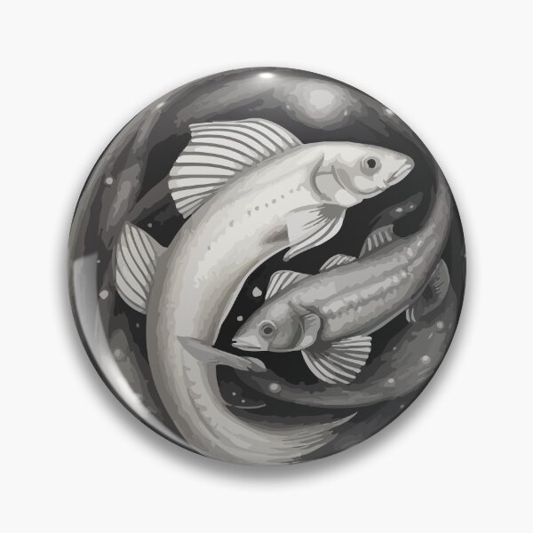 Aperçu de l'œuvre Poissons : « Connexion mystique et rêves » créée et vendue par Rorospirit.