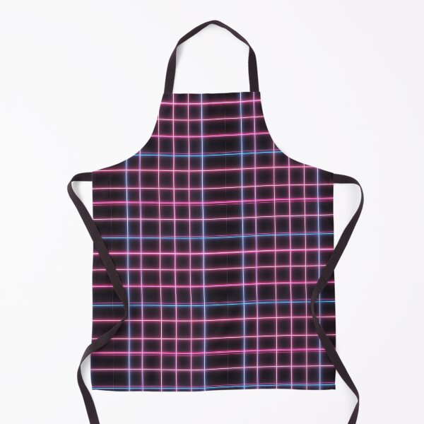 Item preview, Retro Neon Grid on Black Background designed and sold by patternicco.