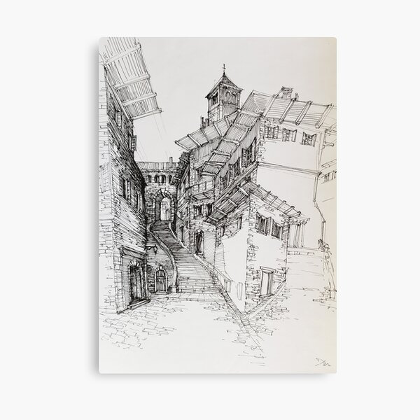 Item preview, very old town designed and sold by SKETCHY & GRAPHIC.