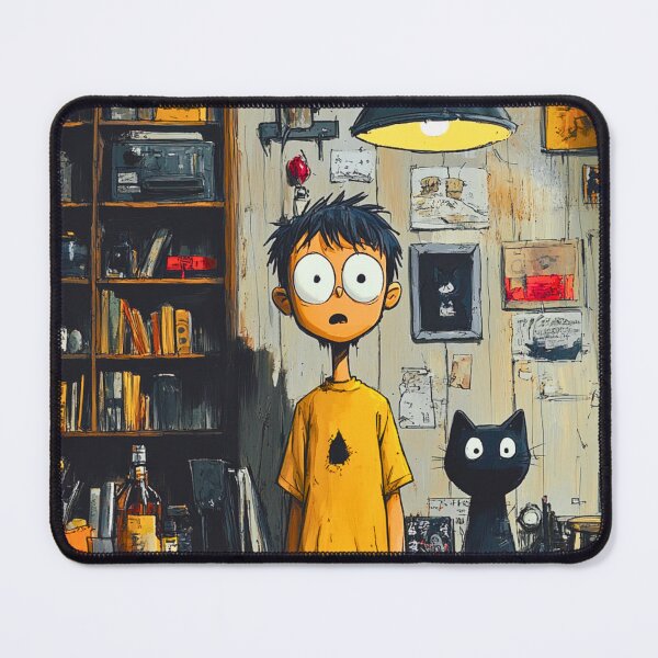 Item preview, Only my cat knows my secrets, comics-style graphics, comics, me and my cat designed and sold by silent-violin.