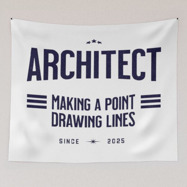 Item preview, Architect Making a Point, Drawing Lines designed and sold by Syrupulse.
