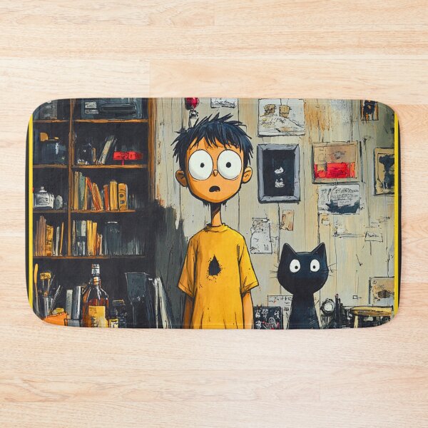 Item preview, Only my cat knows my secrets, comics-style graphics, comics, me and my cat designed and sold by silent-violin.