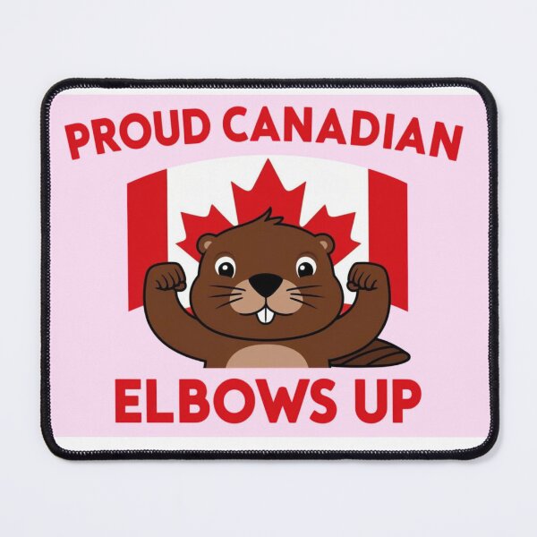Item preview, Elbows Up Proud Canadian Beaver Design designed and sold by CanadianLass.