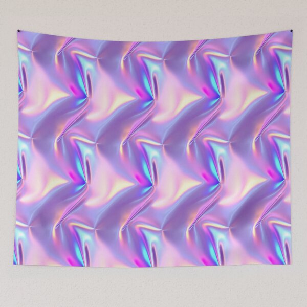 Item preview, Neon Triangle Shapes Glowing Pattern designed and sold by patternicco.