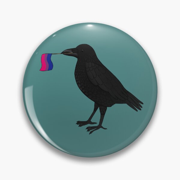 Item preview, Carrion crow bisexual flag designed and sold by itsblakey.