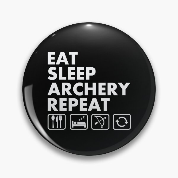 Item preview, Eat Sleep Archery Repeat Funny Archer designed and sold by tmerchtrends.