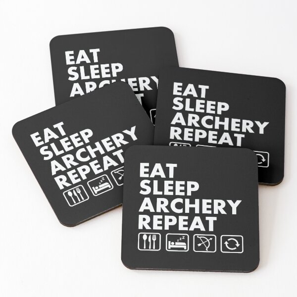 Item preview, Eat Sleep Archery Repeat Funny Archer designed and sold by tmerchtrends.