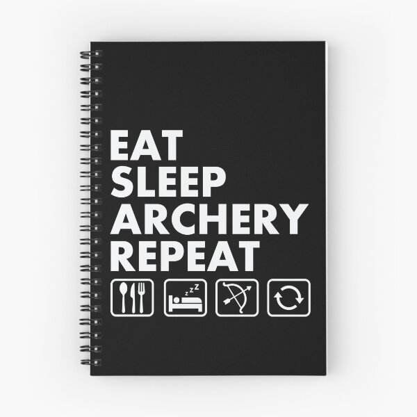 Item preview, Eat Sleep Archery Repeat Funny Archer designed and sold by tmerchtrends.