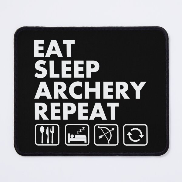 Item preview, Eat Sleep Archery Repeat Funny Archer designed and sold by tmerchtrends.
