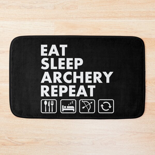 Item preview, Eat Sleep Archery Repeat Funny Archer designed and sold by tmerchtrends.