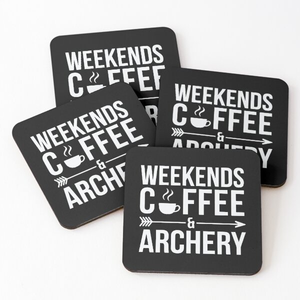 Item preview, Weekends Coffee and Archery Funny Archer designed and sold by tmerchtrends.