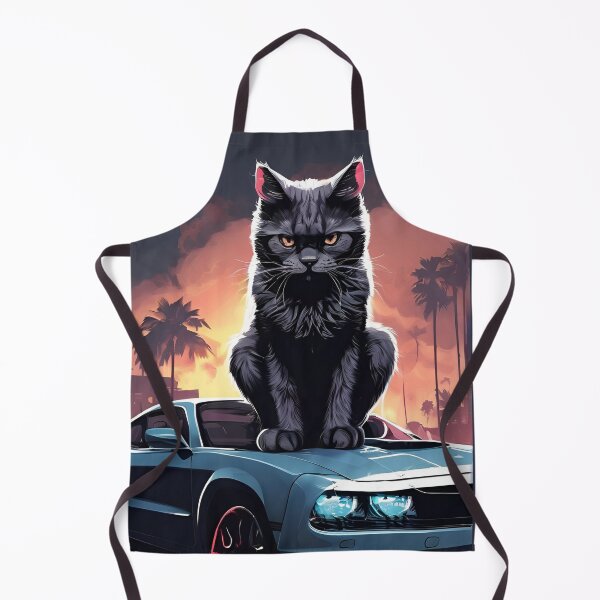 Item preview, Black Cat, Badass Cat, Cat, Badass, designed and sold by GOLDENGARDENART.