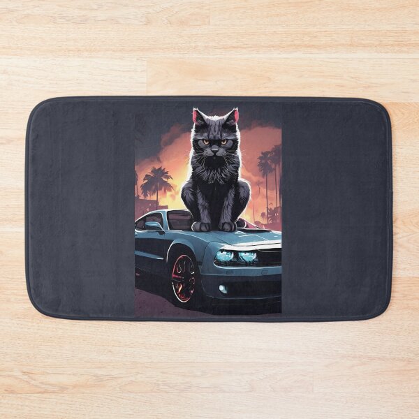 Item preview, Black Cat, Badass Cat, Cat, Badass, designed and sold by GOLDENGARDENART.