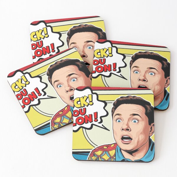 Item preview, Yuck! FOU ELON – Retro Pop Art Parody designed and sold by CourtesyGone.