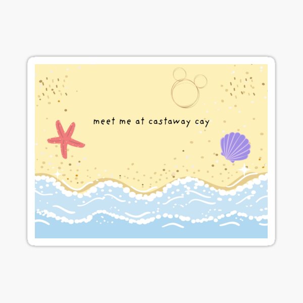 Artikel-Vorschau von TREFFEN SIE MICH AUF CASTAWAY CAY DISNEY CRUISE LINE, designt und verkauft von CastleDreamers.