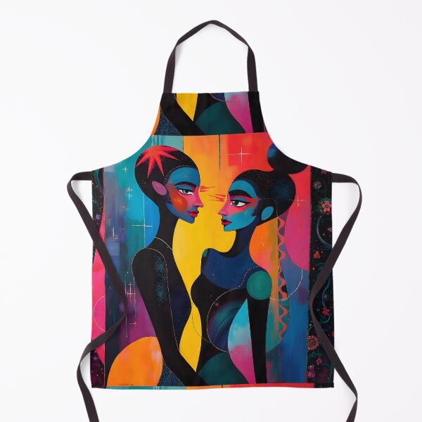 Item preview, Surreal Cubist Encounter – Male & Female Duality designed and sold by El Alkimizta Art Store.