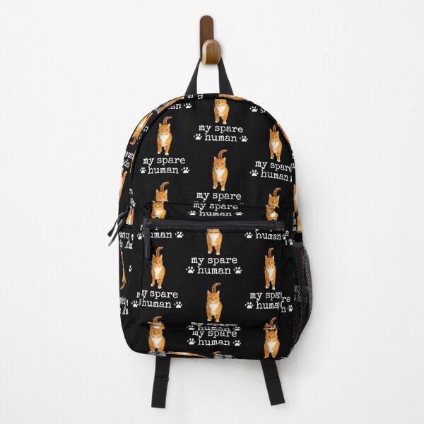 Item preview, Funny Orange Tabby Cat – "My Spare Human" Cute Cat Lover Design designed and sold by Fredster1966.