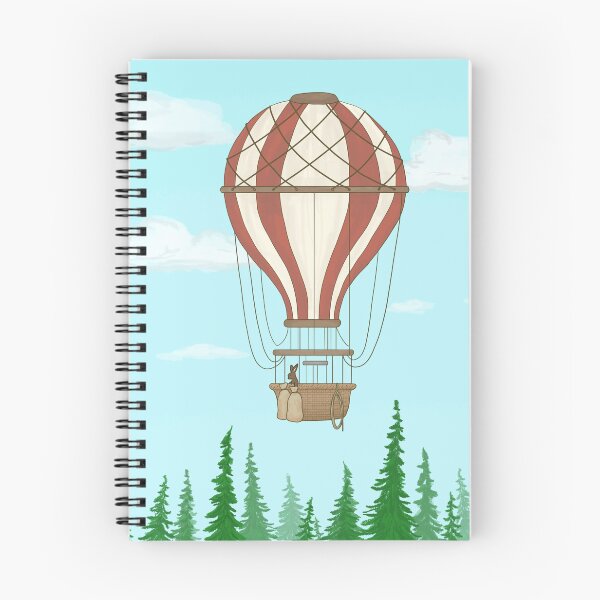 Item preview, Rabbit in a Hot Air Balloon designed and sold by Henwieee.