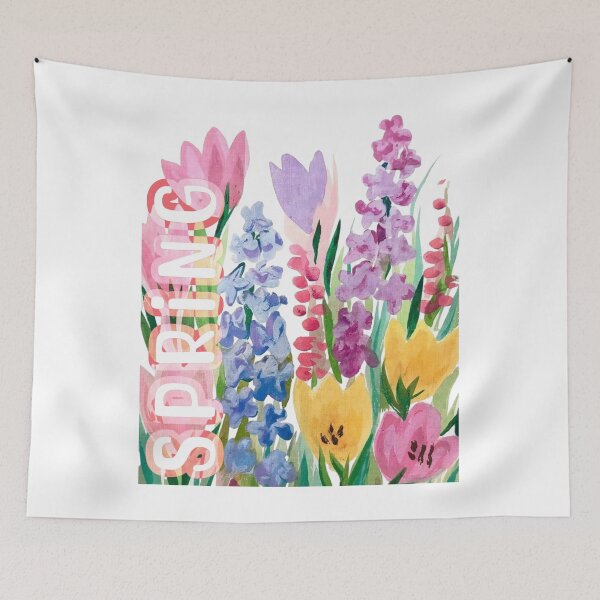 Item preview, SPRING WATERCOLOR FLOWERS THAT BRIGHTHEN YOUR LIFE designed and sold by justyna-s28.