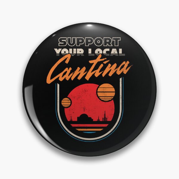 Item preview, Support Your Local Cantina - Sci-Fi Retro Bar  designed and sold by sachpica.