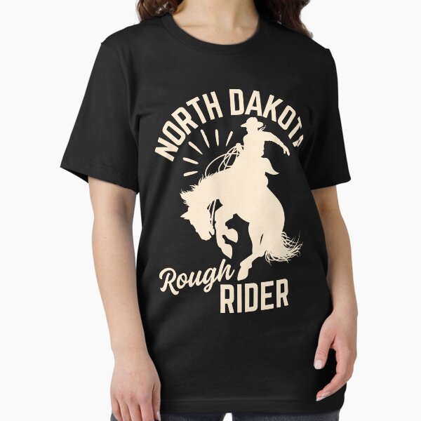 Item preview, Vintage-Style North Dakota Rough Rider - Tan designed and sold by WesternLocales.