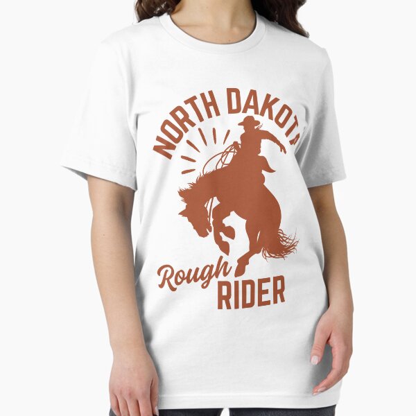 Item preview, Vintage-Style North Dakota Rough Rider - Brown designed and sold by WesternLocales.